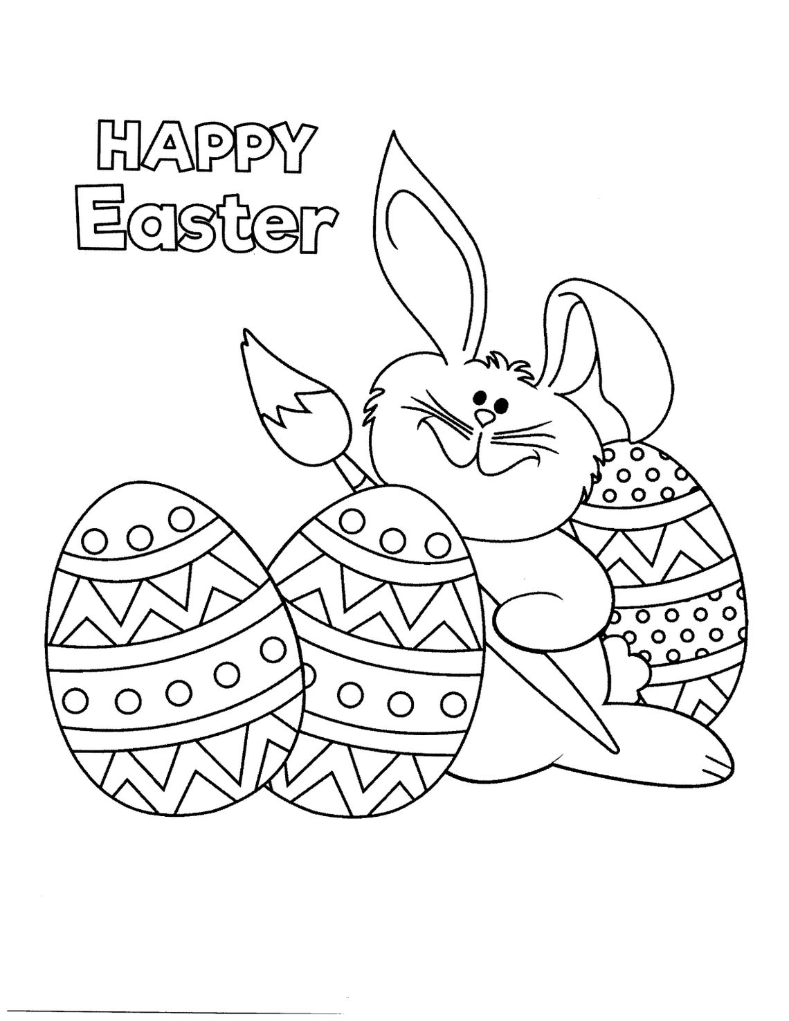 40 Festive Easter Coloring Pages Instant Download - Etsy