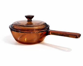 Vintage Corning Visions saucepan with lid - 0.5L