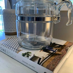 Vintage Pyrex Glas Flameware 9 Tassen Kaffee Perkolator Topf 7756-B ALLE STÜCKE