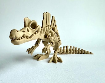 Skeleton Spinosaurus | 3D Printed Articulating Dinosaur Figure