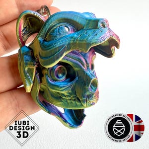 3D gedruckter Katzenbot | Schlüsselanhänger | Taschenanhänger