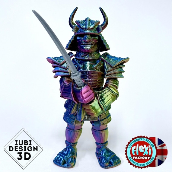 Flexi Factory Samurai Warrior | Articulating Samurai Fidget Toy