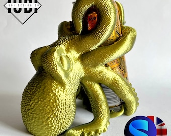 3D Printed Octopus Can Holder | Eco-Friendly Can Holder | The Kraken Can Keeper
