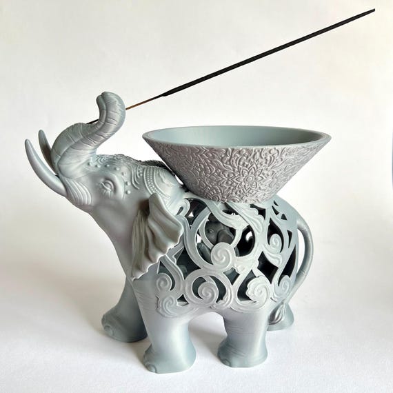 3D Printed Elephant Incense Holder | Playful Design With Hidden