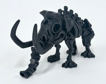 3D Printed Skeleton Mammoth | Articulating Dinosaur