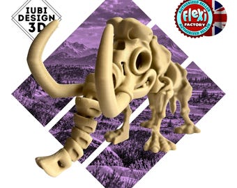 3D Printed Skeleton Mammoth | Articulating Dinosaur