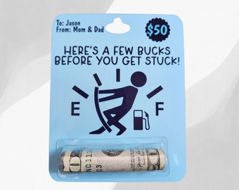 Personalized Gas Money Card: Unique Teen Gift