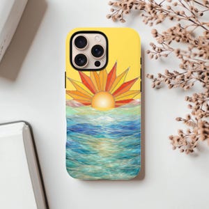 Sunrise Over Ocean Phone Case | iPhone Samsung Protective Cover