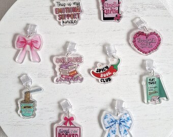 Charm prise anti-poussière pour Kindle ou téléphone | Accessoire de charme livresques USB-C | Cadeau lecteur