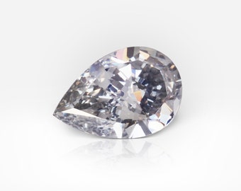 1.48 carat Fancy Light Gray VS2 Pear Shape Diamond GIA