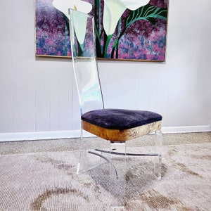 Hill Lucite Chair Etsy