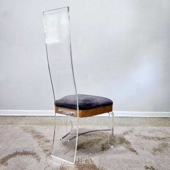 Lucite dining chairs with cushions discount