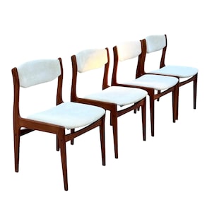 Set of 4 Mid-Century Modern Teak Dining Chairs by Sun Furniture