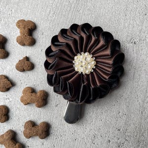 Exhibitor number clip / Dog show number holder / Ring number clip / Dog show ring clip / Rosette brooch clip / Exhibitor clip