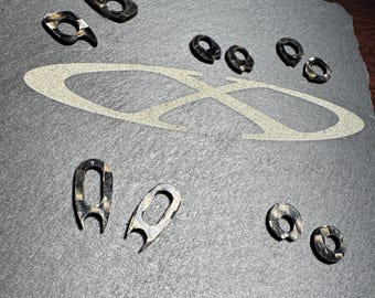 Carbon Fiber Replacement Orbital Gaskets for Oakley X Metals - Fits X Squared