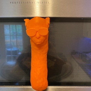 Orange MAGNETIC Danny DeCheeto - Danny Devito Cheeto Refrigerator Magnet Ornament