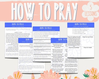 How to Pray: Prayer Guide