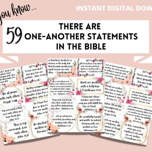 59 One Another Scripture Cards