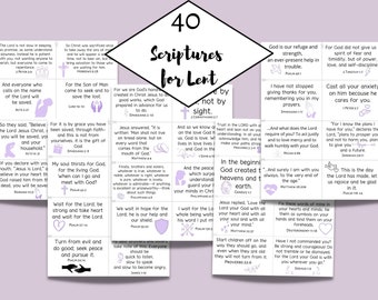 Scripture Cards for Lent