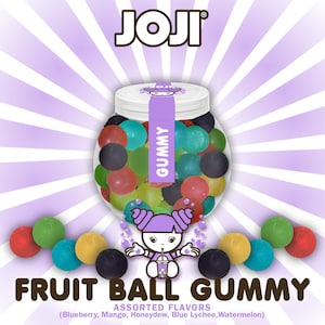 JOJI® Fruit Boba Ball Gummies 1 GUMMY ONLY