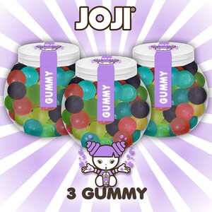 JOJI® Fruit Boba Ball Gummies 3 GUMMY