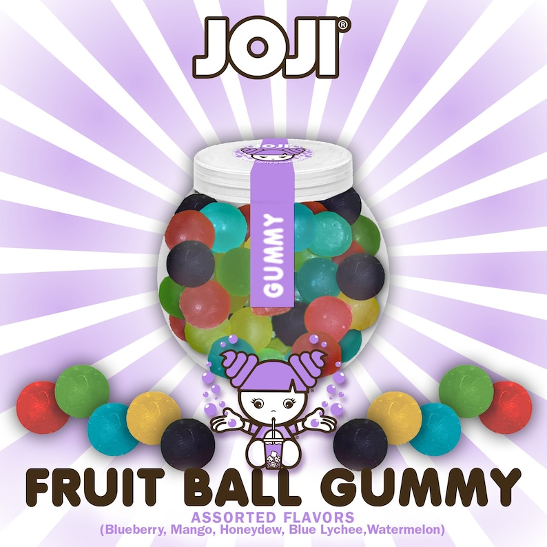 JOJI® Fruit Boba Ball Gummies 1 GUMMY ONLY