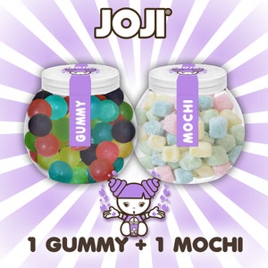JOJI® Fruit Boba Ball Gummies 1 GUMMY + 1 MOCHI