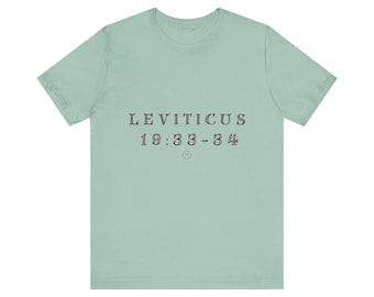 Believe in immigration? So do today's major religions. Help educate hypocrites around us in this handsome t-shirt.   100% machine washable.