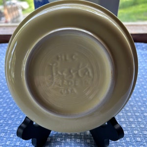 Vintage Fiestaware Yellow Soup Bowl image 3