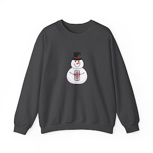 Winter Diet Coke Sweatshirt, Winter Snowman Sweatshirt for Mountain Dew Lovers, Cute Snowman Soda Sweatshirt