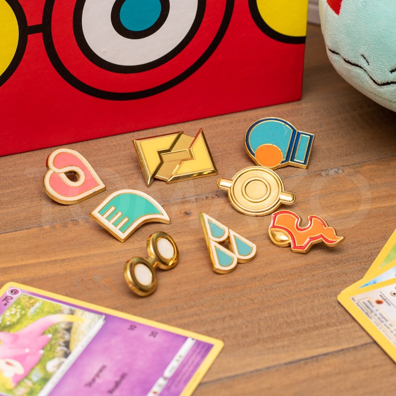 Pokemon Gym Badges Hoenn League gen 3 Etsy UK