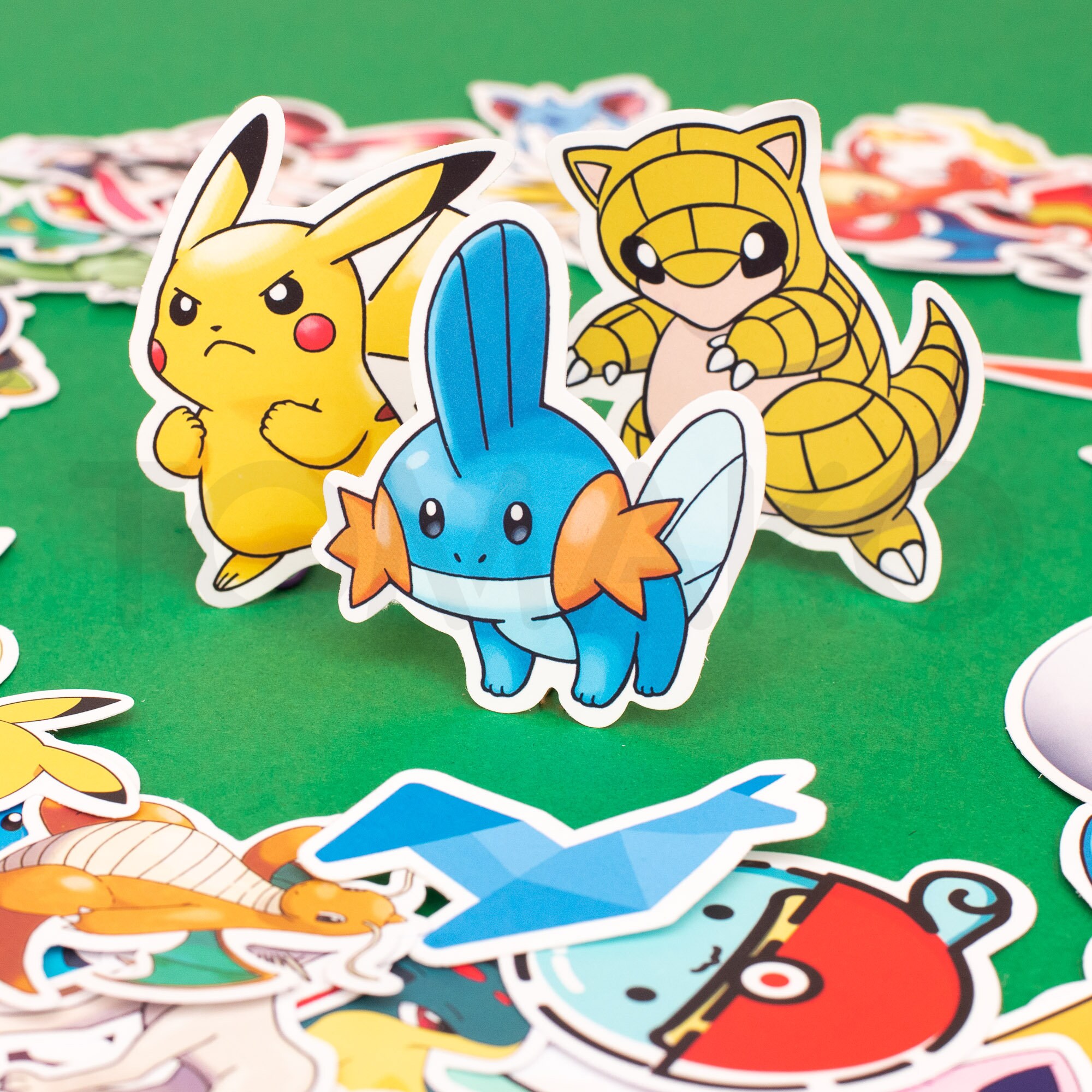 Pack de 50 Stickers Pokémon
