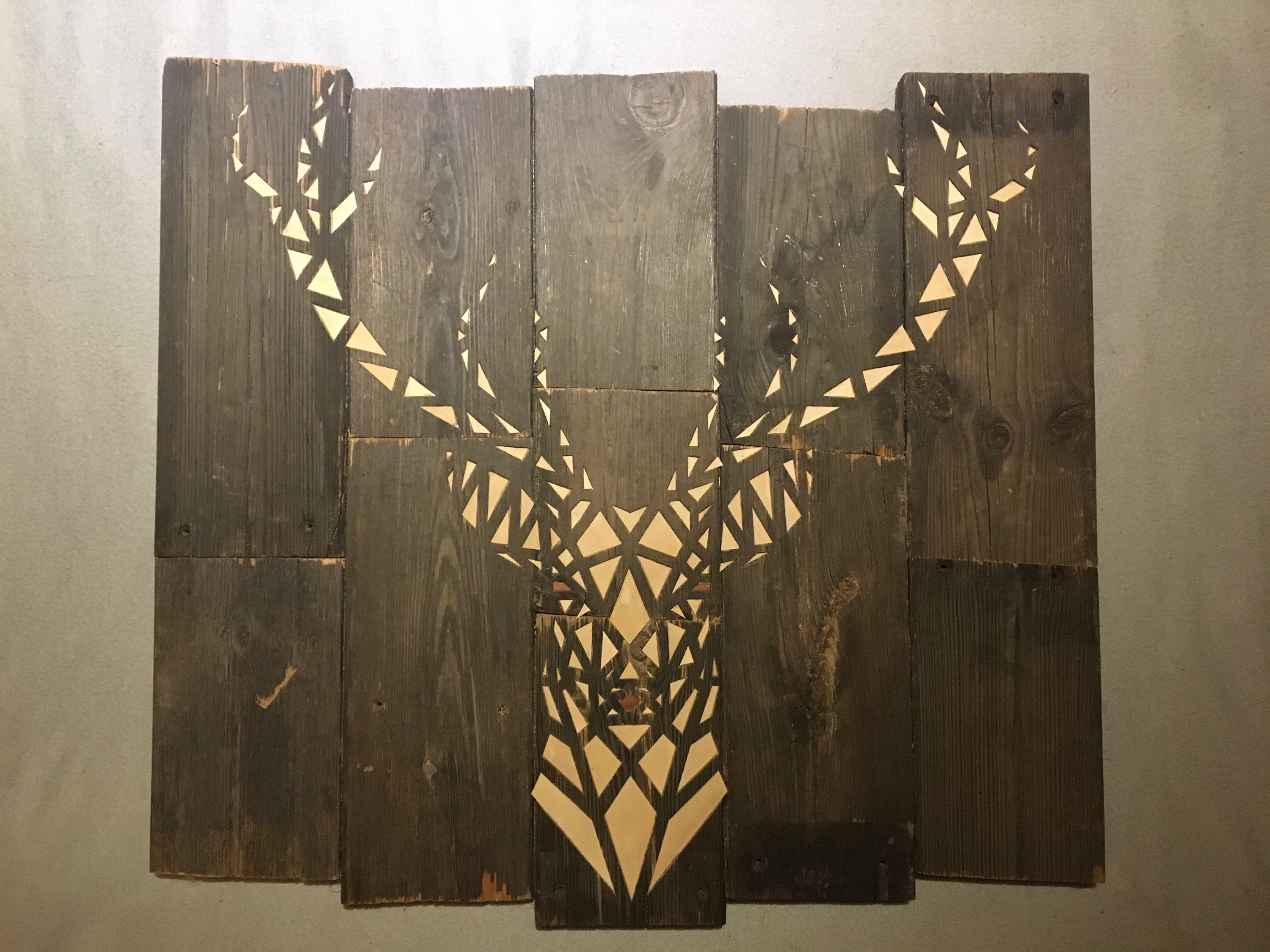 Tableau en Bois Origami