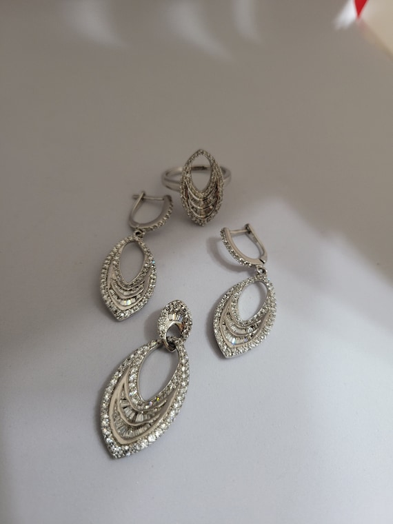 Jewelry Set, .925 Real Silver