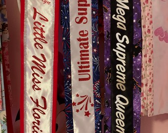 Custom Sashes