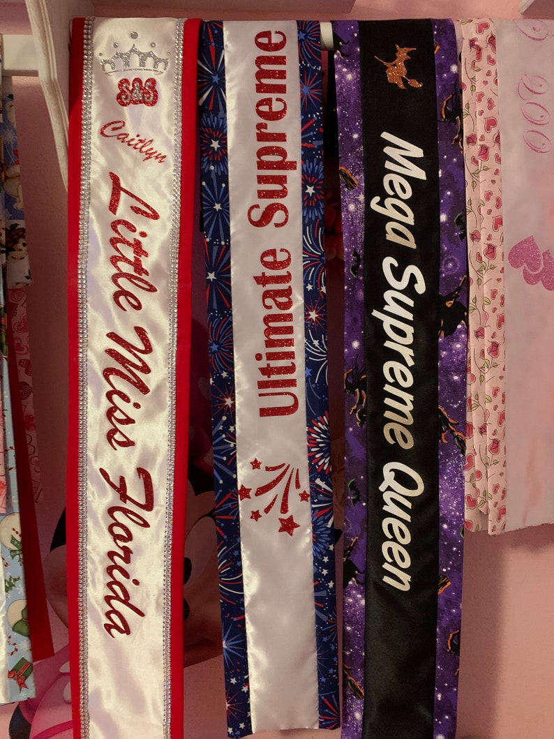 Custom Sashes - Etsy