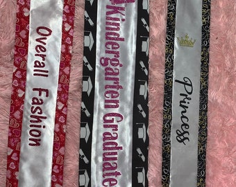 Custom Sashes