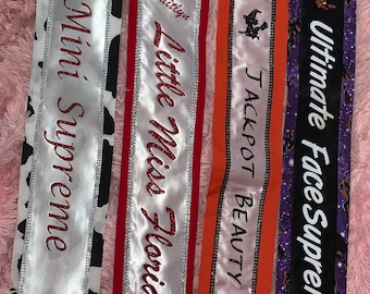 Custom Sashes