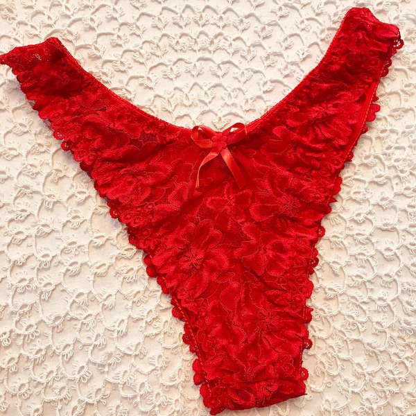 Red Panty Etsy