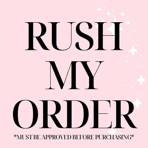 Rush My Order