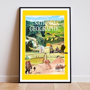 Vintage National Geographic V.1 - Originalkonstposter