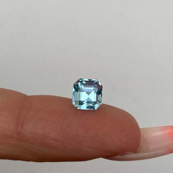 Aquamarine, 1.2ct, faceted