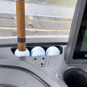 Golf Ball Cigar Holder Custom Handmade Golf Accessory Golf Gift For Him Golf Cigar Gift Bachelor Party Gift by Stogie Golf Stogie Golf Ball