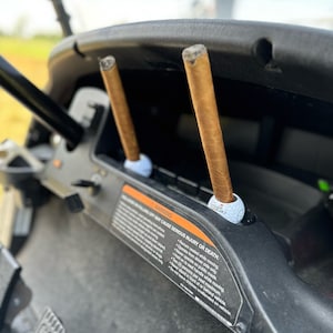 Golf Ball Cigar Holder Golf Gift For Him Golf Cigar Clip Bachelor Party Gift custom by Stogie Golf Stogie Golf Ball