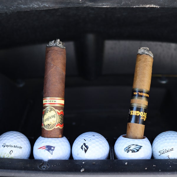 Golf Ball Cigar Holder Sports Cigar Holders Golf and Cigar Accessories