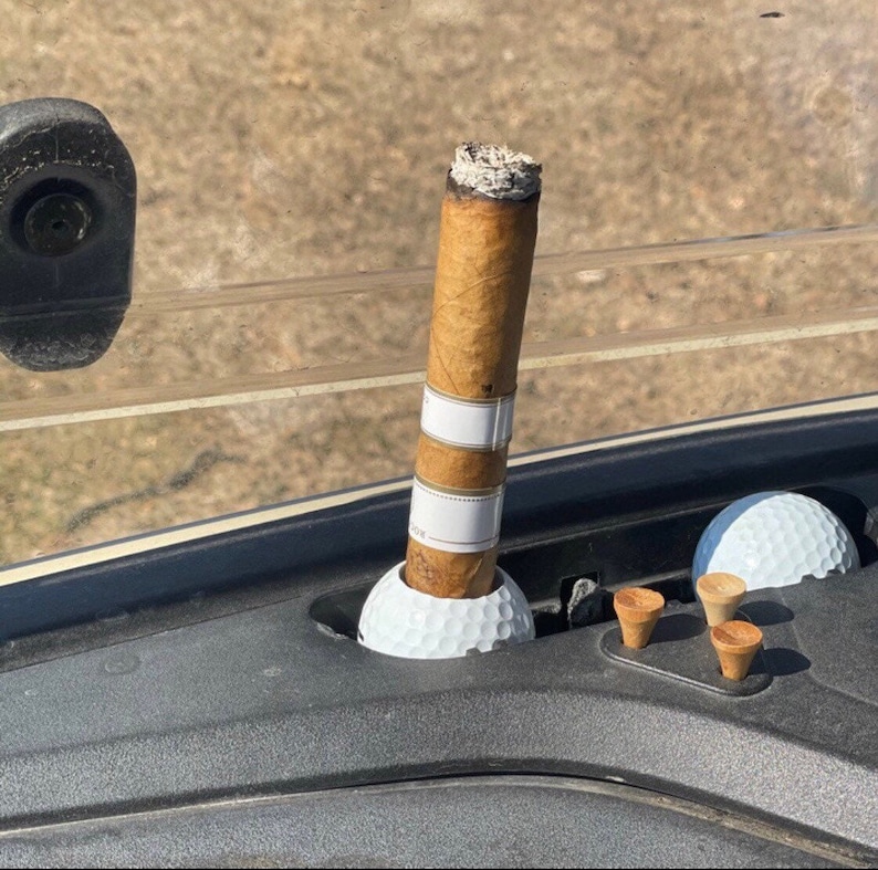Custom Golf Ball Cigar Holder by Stogie Golf Etsy