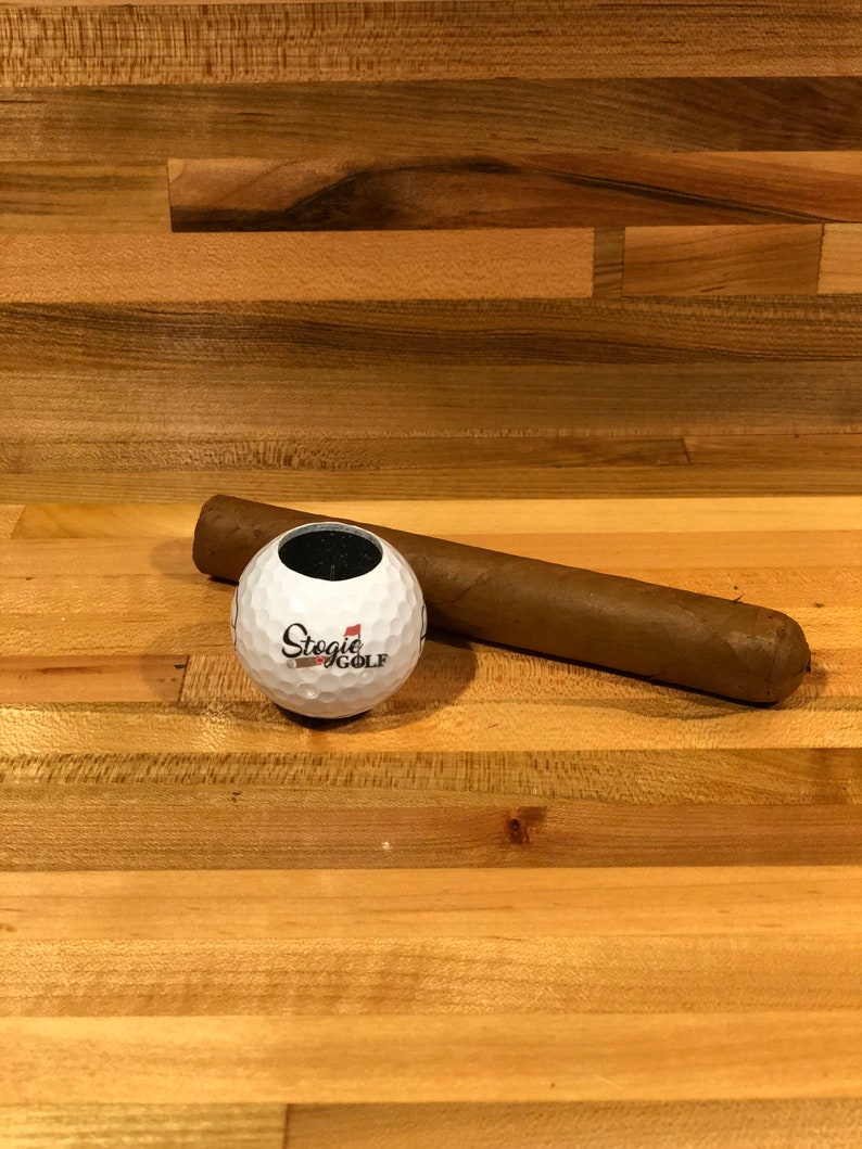 Golf Ball Cigar Holder Golf Cart Accessories Golf Gift Cigar Etsy