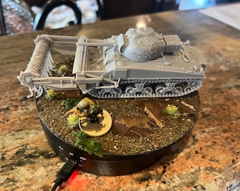 US Army Sherman Crab Tank