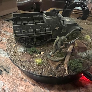 Painted US Halftrack