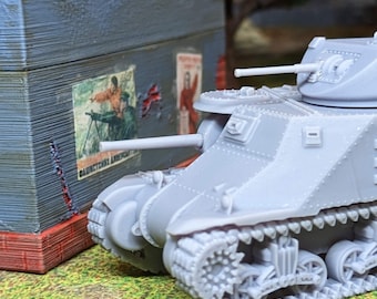 ProBuilt M4A3E8 シャーマン戦車モデル 1:35 - WW2フューリースタイル